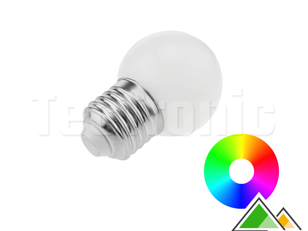 LEDs G45 aux couleurs dynamiques (RGB) (optionnel)