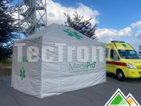 Tente pliante entièrement personnalisée pour MediPro