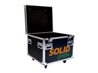 L'intérieur d'un flightcase est recouvert d'une couche de mousse