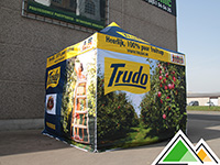 Tente d'exposition magnifique de 3x3 m pour Trudo