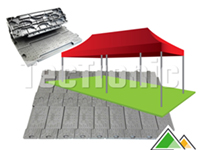Sol enroulable pour tente pliante