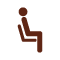 Nombre de personnes en position assise