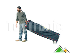 Sac de transport à grande roulette pour transporter votre tente pliante