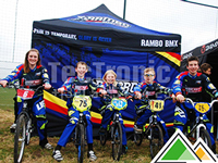 Tente de course imprimée 3x3 pour Rambo BMX