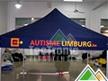 Tente pliante bleu marine 3x3 Solid 50 Autisme Limburg