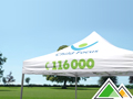 Tente pliante professionnelle 3x3 avec impression de Child Focus