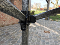 Raccords en nylon avec des boutons-poussoirs pour un montage et réglage en hauteur facile
