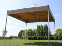 Tonnelle pliante 4x4 robuste avec tubes en alu