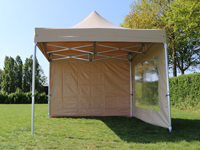 Tente pliante 4x4 Solid 50 pvc avec 2 parois latérales