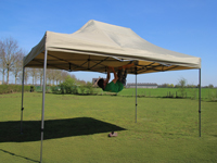 Tente pliante Solid 30 avec bâche de toit sable